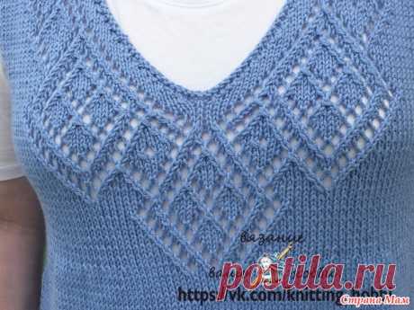 Для нас любимых==== V- вырезы как вязать просто. - **Вязание это мое Хобби** - Страна Мам