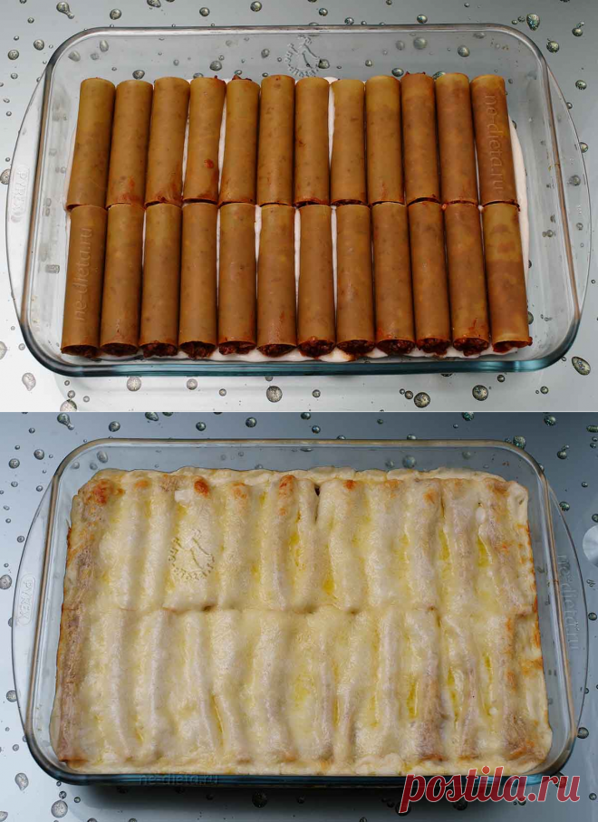 Каннеллони с фаршем - рецепт с пошаговыми фото | ne-dieta