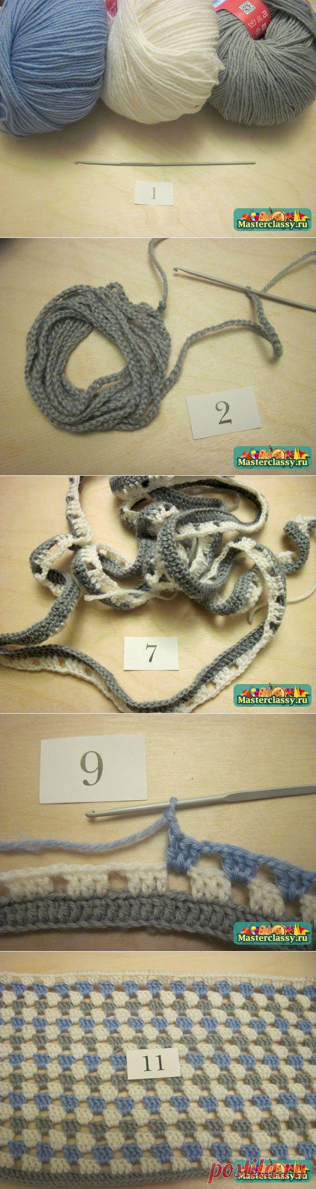 Вязание крючком. Мастер-класс. Шарф женский своими руками