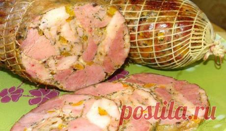 Рулет из курицы и индейки