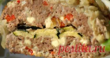 Рулет из фарша с начинкой