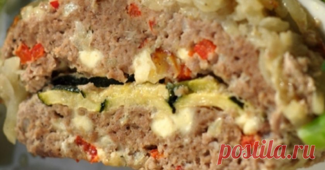 Рулет из фарша с начинкой