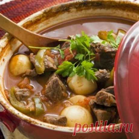 Тушеная картошка с мясом - рецепт с фото / Простые рецепты