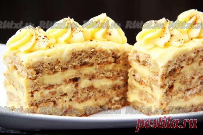 ореховые пирожные - рецепт с фото