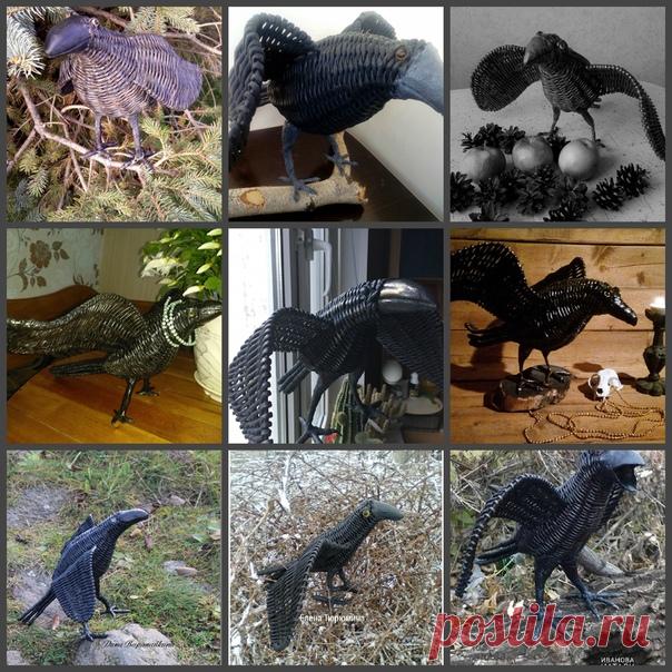 #vmeste@newspaper_weaving 

Друзья, встречайте вторую стаю воронов! Спасибо Дарье Нелюбиной за отзывчивость и щедрость. Классно время провели!