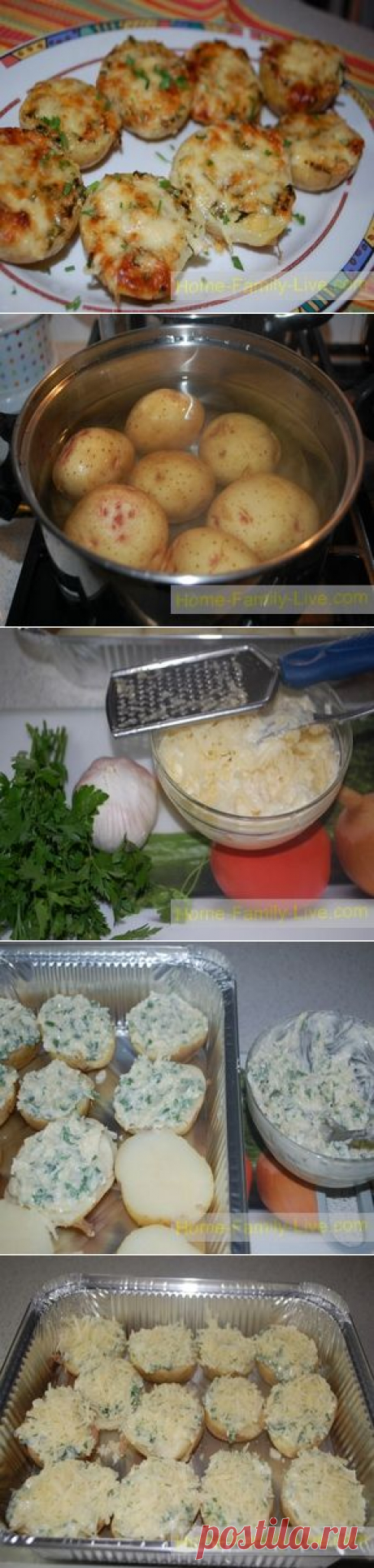 Картофель с чесноком