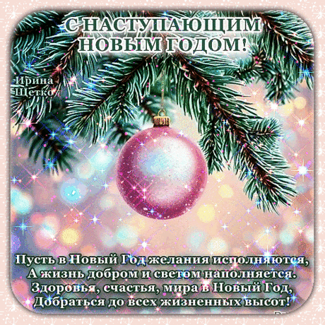 С Новым годом! Пусть будет удачным,
Пусть спокойно он очень пройдет.
Пусть везти будет всем однозначно.
Счастье пусть новый год принесет!