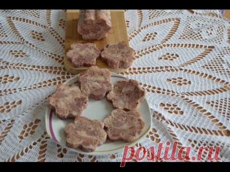 Домашняя ветчина ,Сальтисон из свиной рульки