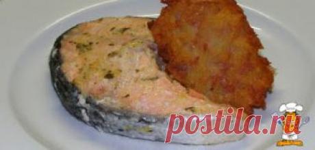 Un pensionato in cucina: Trancio di salmone con rosti di patate e speck.