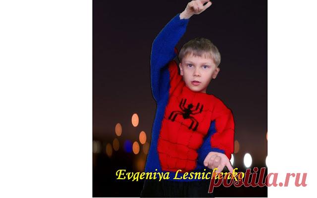 Делоручечка: Свитер "Человек-паук"