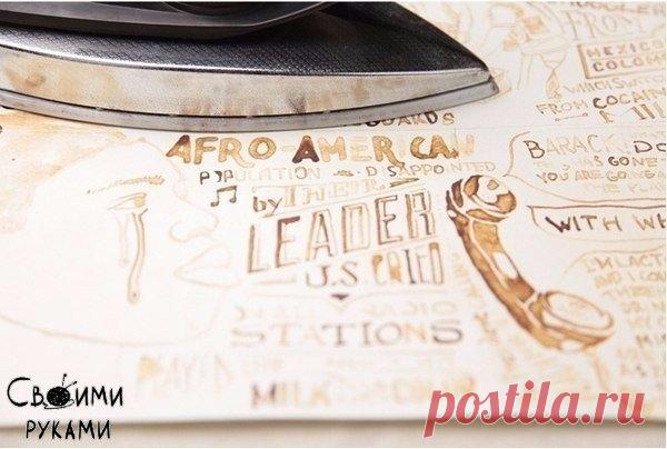 Рисунок молоком