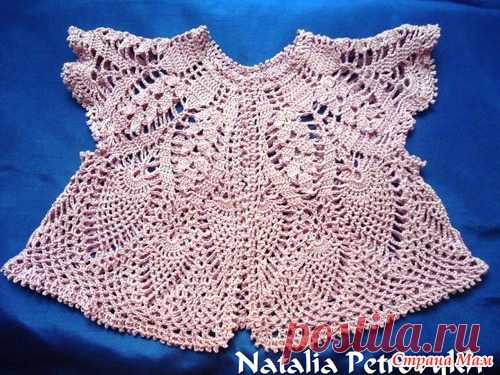 Ажурное болеро для малышки. Мой первый мастер-класс. - Вязание для детей - Страна Мам