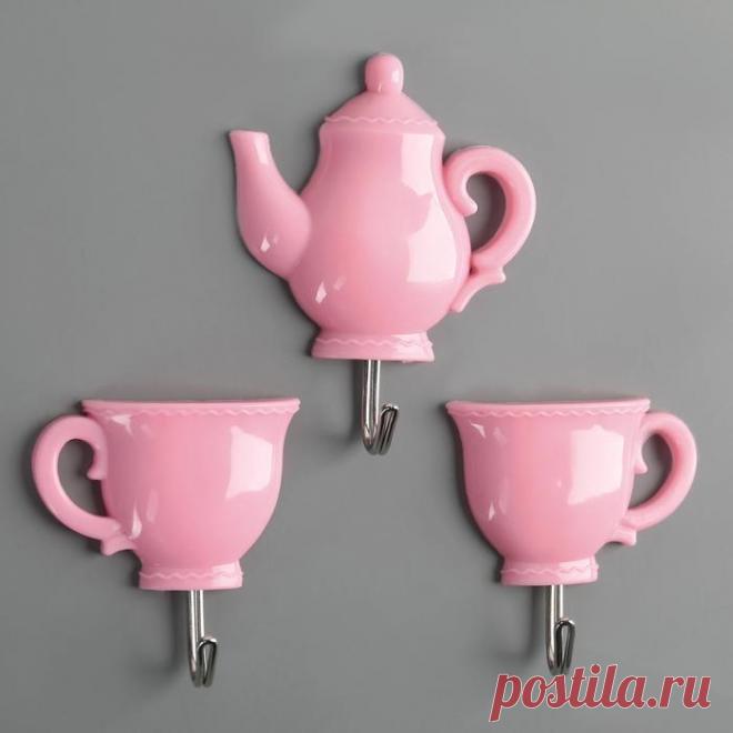 Набор крючков на липучке 