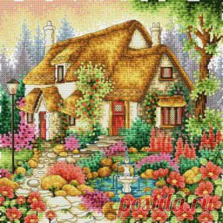 landscape embroidery. Landscape gardens | Все о рукоделии: схемы, мастер классы, идеи на сайте labhousehold.com