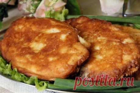 Куриные отбивные с сыром — рецепт