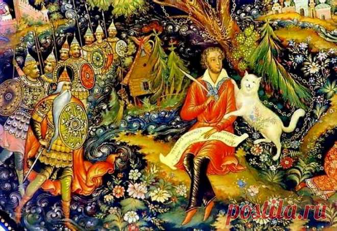 Иллюстрации Александря Куркина - художника из Палеха - к сказкам