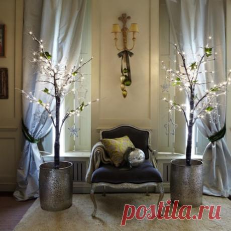 Новогодние и Рождественские огни и гирлянды