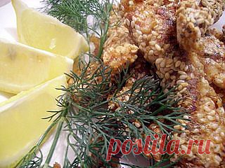Пангасиус в кунжуте