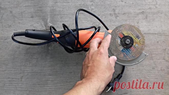 Ставлю диск на болгарку картинкой во внутрь. По совету старого сварщика, теперь понял почему | Мастер класс | Яндекс Дзен