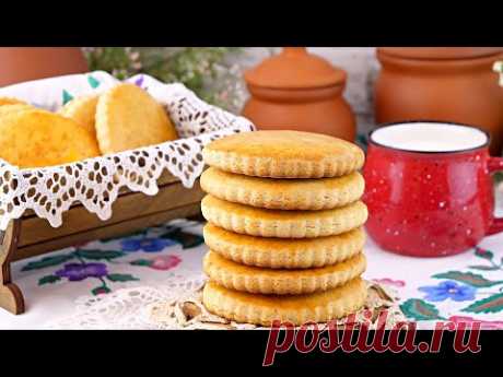 Молочные коржики по 8 копеек! Любимая выпечка по ГОСТу из нашего детства!