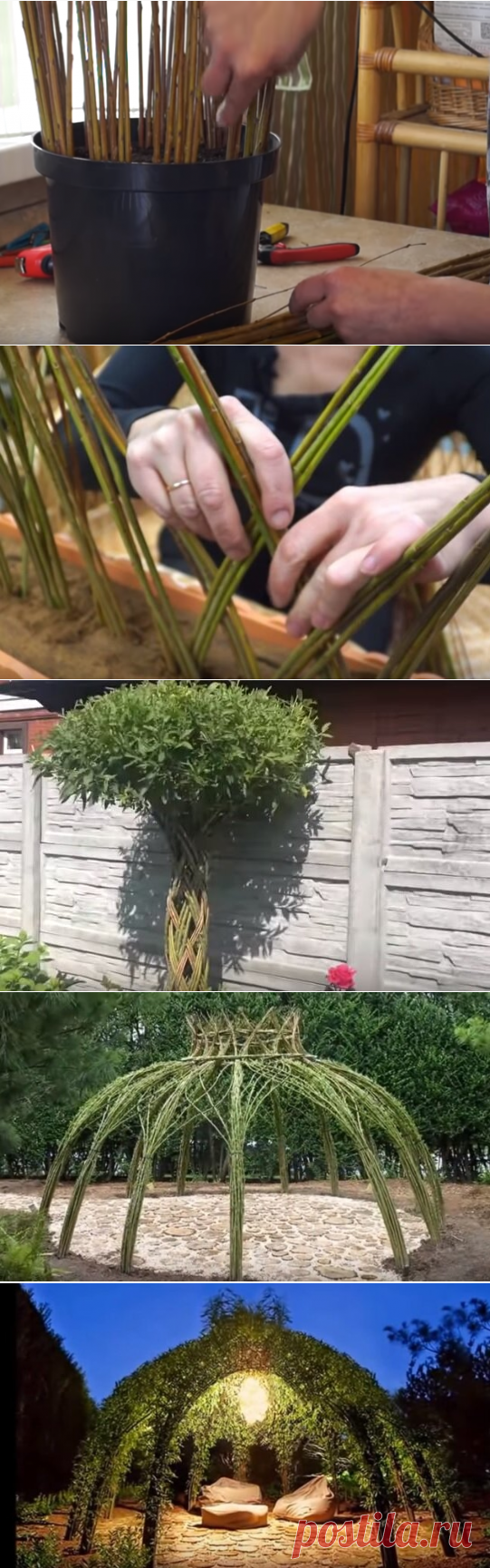 Макраме🌴из ивы: плетём живое дерево🏡🏡🏡 | Дача🏡Life | Яндекс Дзен