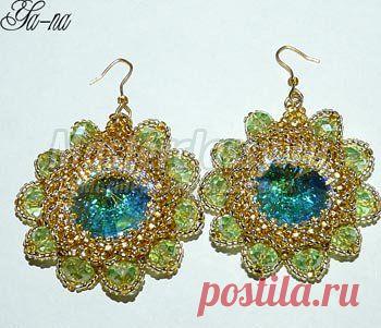 Серьги из бисера «Ферония». Мастер-класс с пошаговыми фото