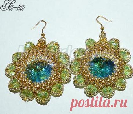 Серьги из бисера «Ферония». Мастер-класс с пошаговыми фото