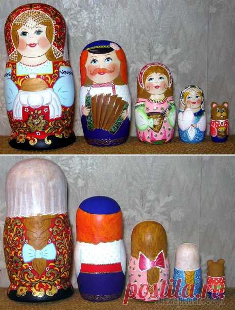 Мои чудесницы - русские матрёшки - 2.