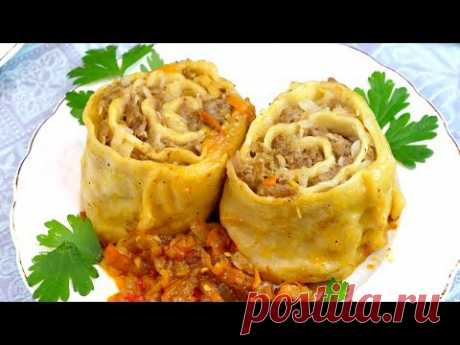 Отличная идея для обеда или ужина. Вкуснятина из простых продуктов - Штрудли / Штрули