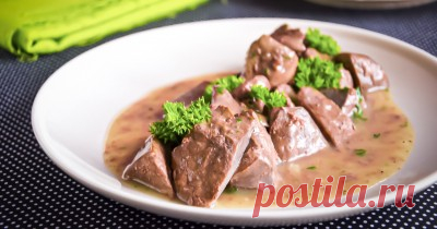Печень говяжья тушеная - 38 рецептов - 1000.menu