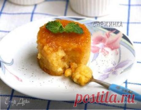 «Яблочный флан» с корицей и медом.