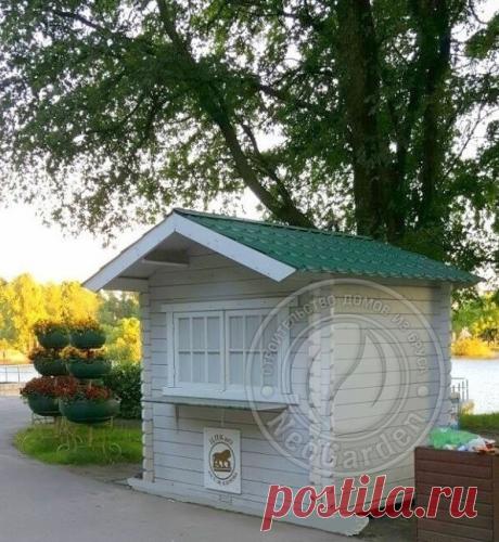 #деревянный киоск (торговый ларек)
Тип постройки: Хозяйственные постройки
Размеры: 3000 х 2000 мм
Толщина стен: 45 мм сухой проф. брус
Пол: шпунт 35 мм
Навес: 50 см
Высота боковых стен: 2,2 м
Высота в коньке: 2,6м
Изготовим любой размер по заказу!
По всем интересующим вас вопросам звоните по бесплатному номеру: 8-800-200-83-81, также дополнительную информацию можно посмотреть на сайте:https://neogarden.ru/
