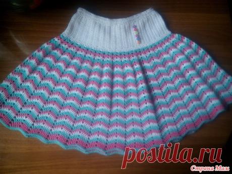 Юбка &quot;Зигзаг&quot; - Вязание - Страна Мам