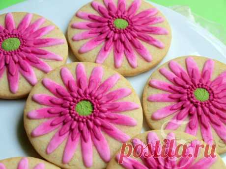 How To Make Gerbera Daisy CookiesSweetAmbs