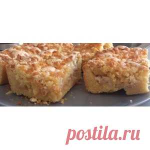 Сладкий пирог с яблоками