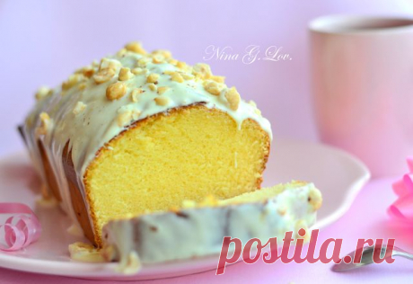 With love, taste and beauty... : Кекс на сгущенном молоке с белым шоколадом и фундуком