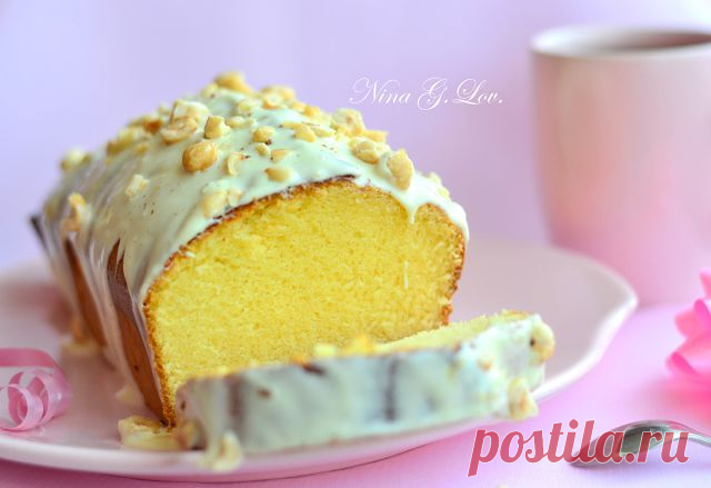 With love, taste and beauty... : Кекс на сгущенном молоке с белым шоколадом и фундуком
