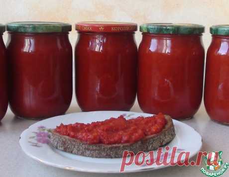 Паста из болгарского перца – кулинарный рецепт