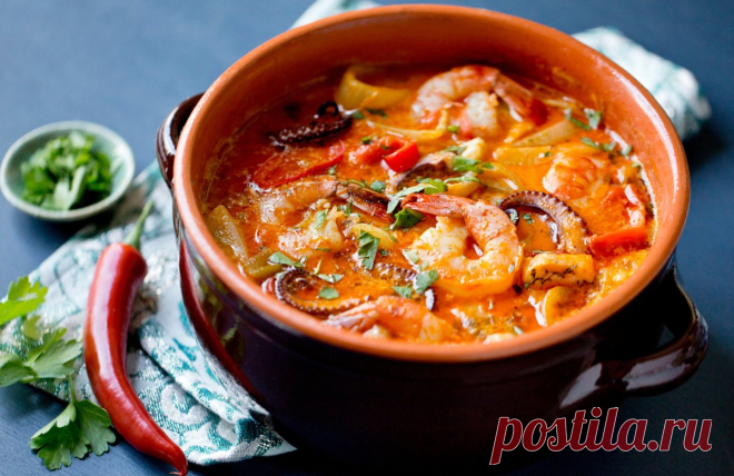 Мокуэка - супчик с морепродуктами -  Бразилия