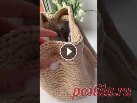 Сумка из трикотажной пряжи♥️ Сумка из трикотажной пряжи♥️...