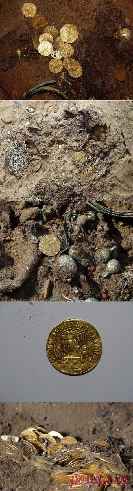Отличное начало 2018-го года - клад из 480 золотых монет 17 века!!!