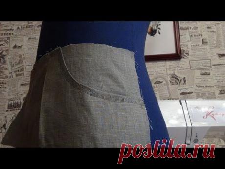 Как шить джинсы: карман впереди (для начинающих) - YouTube от Веры Ольховской