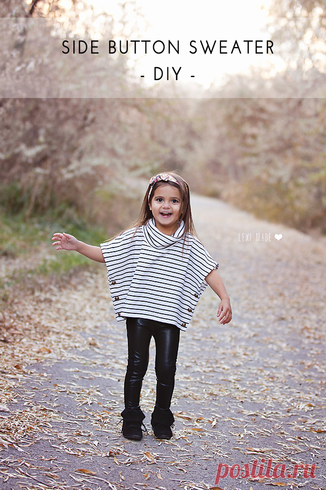 Side Button Sweater DIY - The Sewing Rabbit