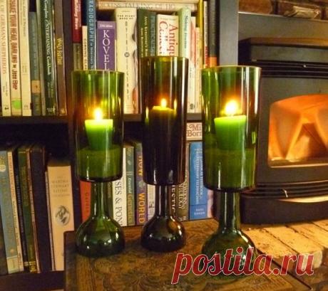 Подсвечники своими руками: шедевры из подручных материалов