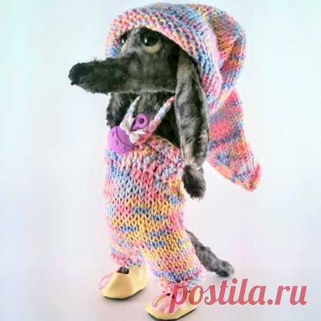 Купить куклу Тедди таксу Жужу от бренда Уютная Такса * COSY Dachshund* | Mellroot