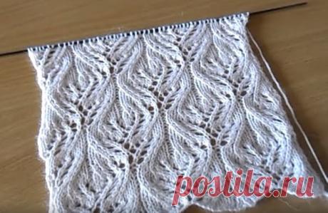 Красивый узор спицами — HandMade