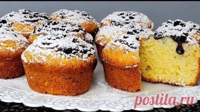 ТВОРОЖНЫЕ Кексы из ОСТАТКОВ творога за 5 минут‼️ Слишком ВКУСНО и слишком ПРОСТО‼️