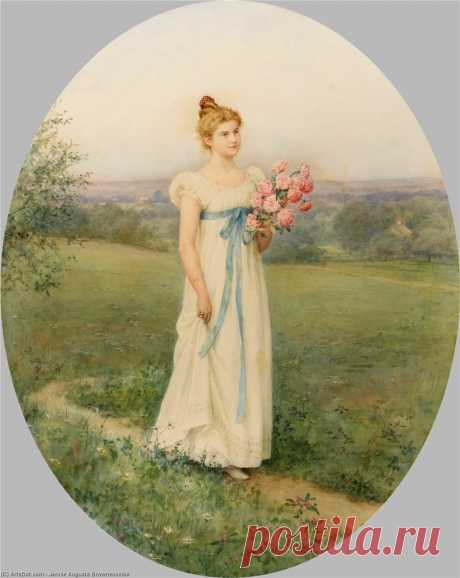 Jennie Augusta Brownscombe (1850-1936).Америка.