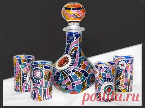 Как сделать краски по стеклу
