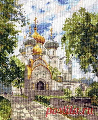 Вышивка «Новодевичий монастырь» | Скачать схему бесплатно